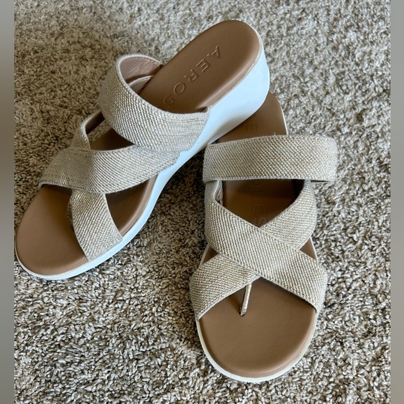 Aerosoles Ilona Women's Wedge‎ Sandals Sz 7.5 - Picture 2 of 9